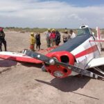 Avionetazo en Gómez, piloto salió ileso